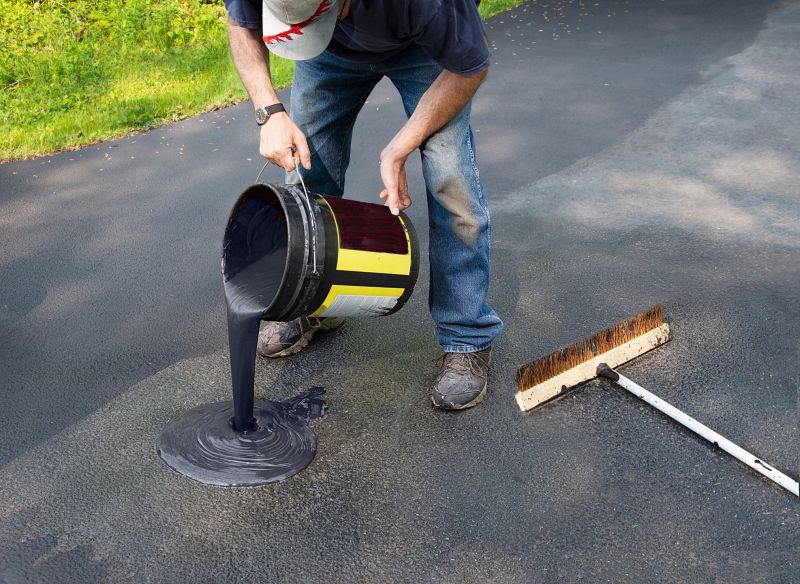 Sealing a Driveway
